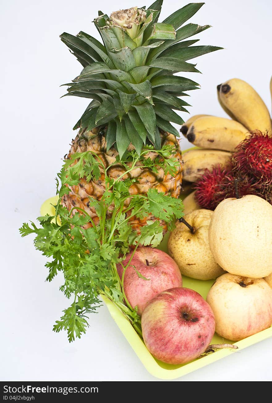 Tropical fruit.Fresh Fruit for Health, Thailand.