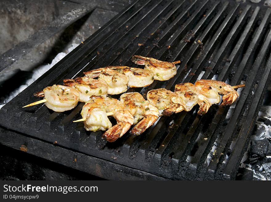 Grilled shrimp