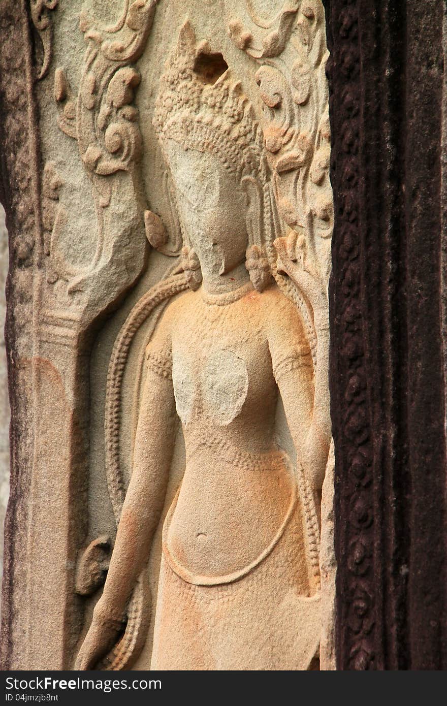 Khmer art at Bayon Prasat, Angkor Thom