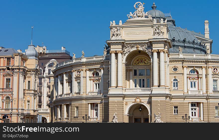 Ornate Facade Of Historical Building