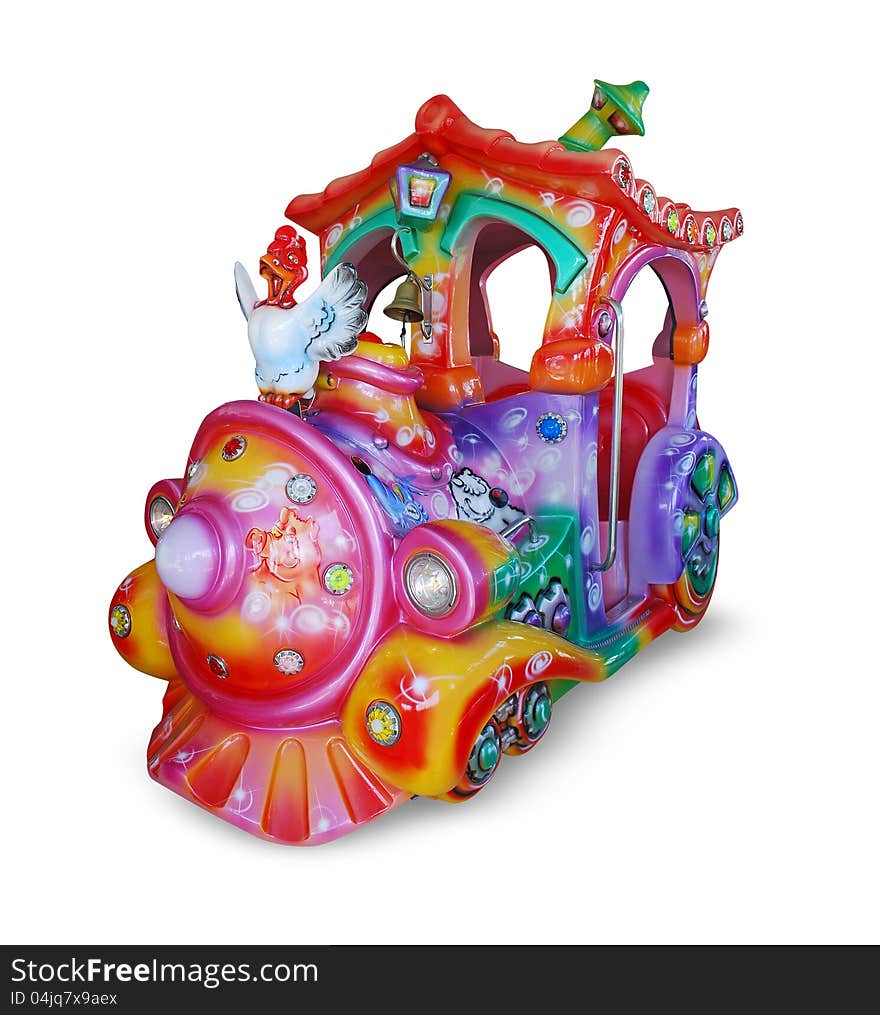 Child train carousel