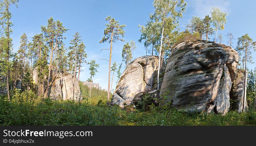 One of the greatest and wildest stone towns in the Middle Europe located in the Czech Republic. One of the greatest and wildest stone towns in the Middle Europe located in the Czech Republic.