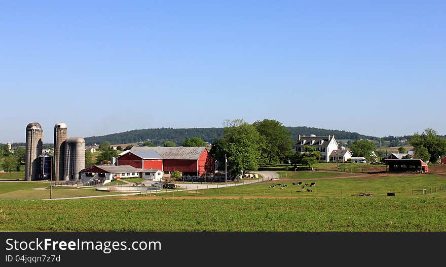 Silos And Homesteads Out In The Country