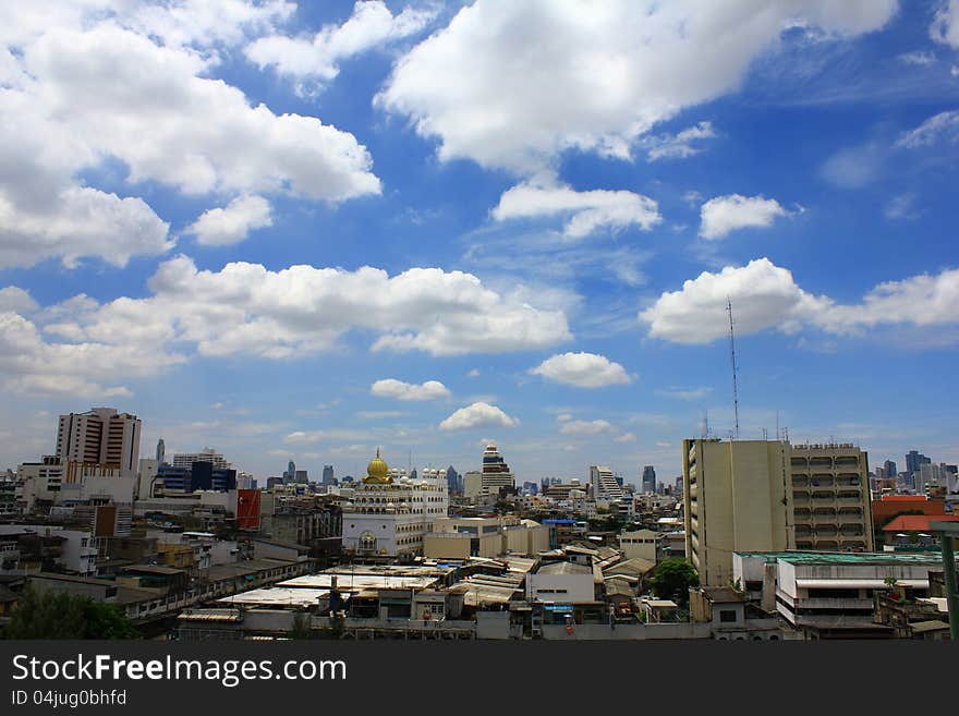 Sky in the bangkok