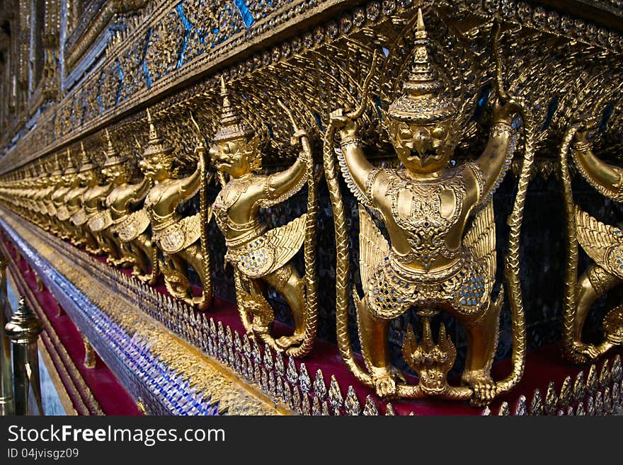 Tourist Attractions. The ancient palace in Bangkok.