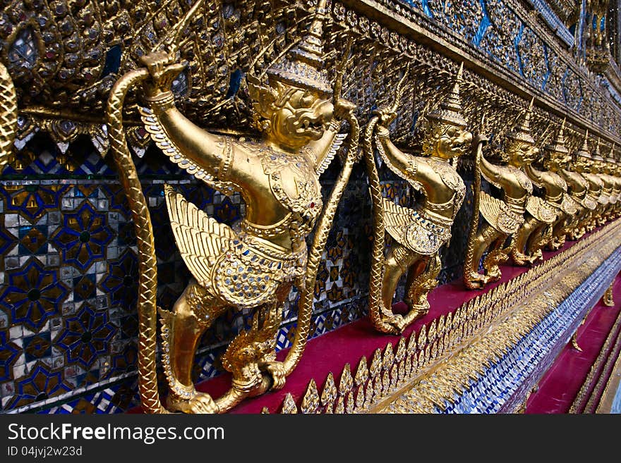 Tourist Attractions. The ancient palace in Bangkok.