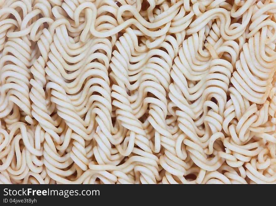 Closed-up instant noodle texture for your design