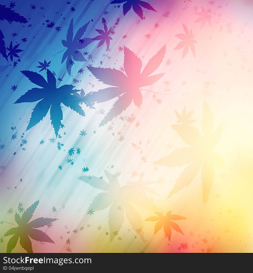 Marihuana abstract background of light. Marihuana abstract background of light