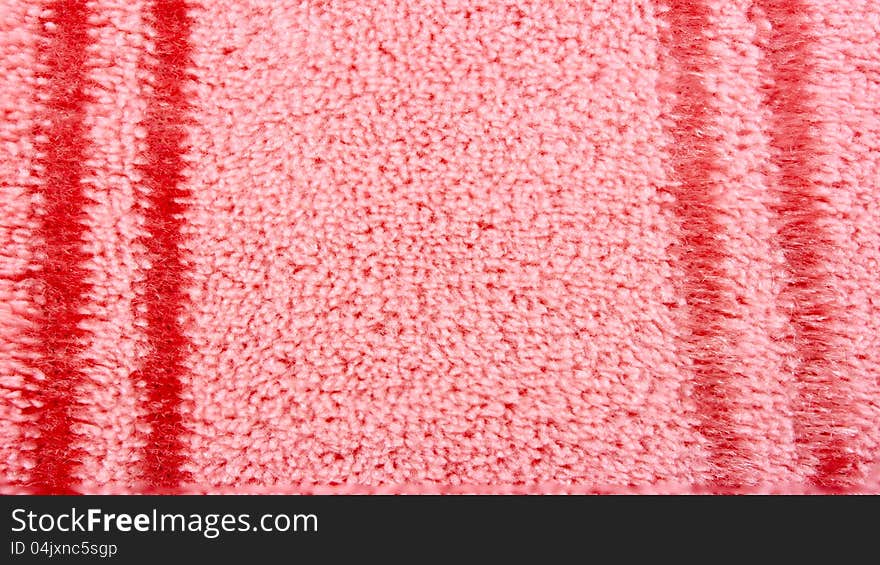 Pink background of fiber material