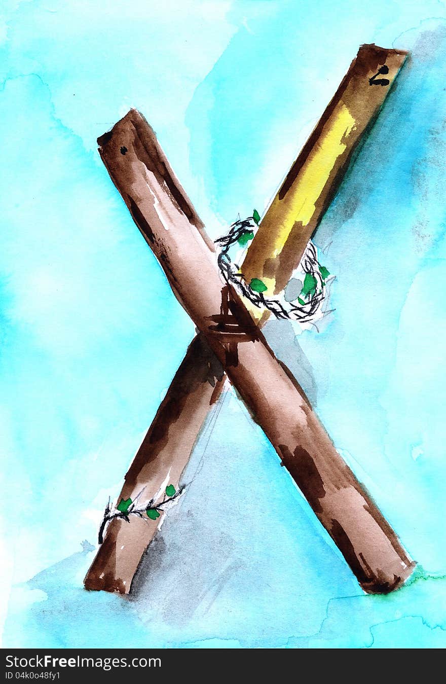 Cross as a symbol of suffering. Cross as a symbol of suffering