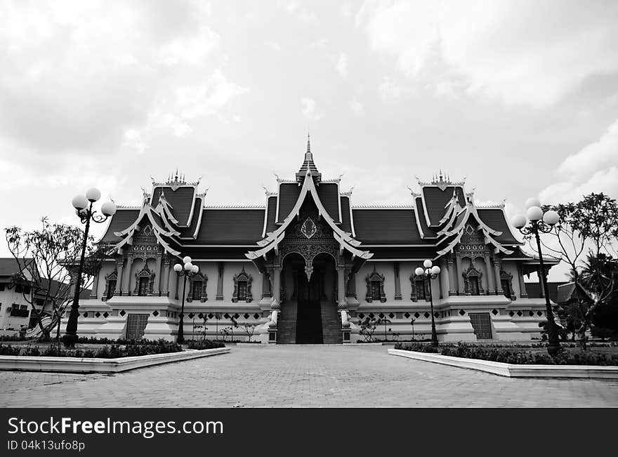 Temple in Luang Prabang, Laos. Temple in Luang Prabang, Laos