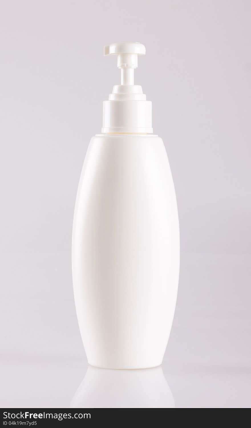 Plastic bottle of facial cleaning