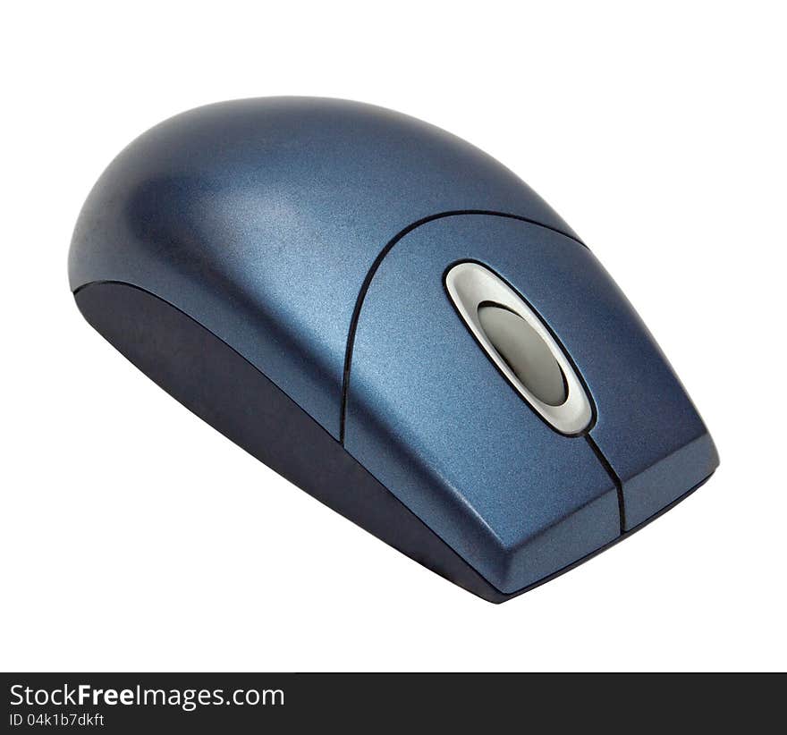 An isolated shot of a computer mouse