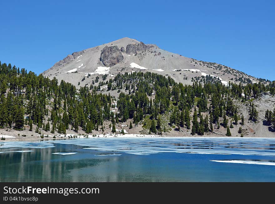 Blue mountain lake