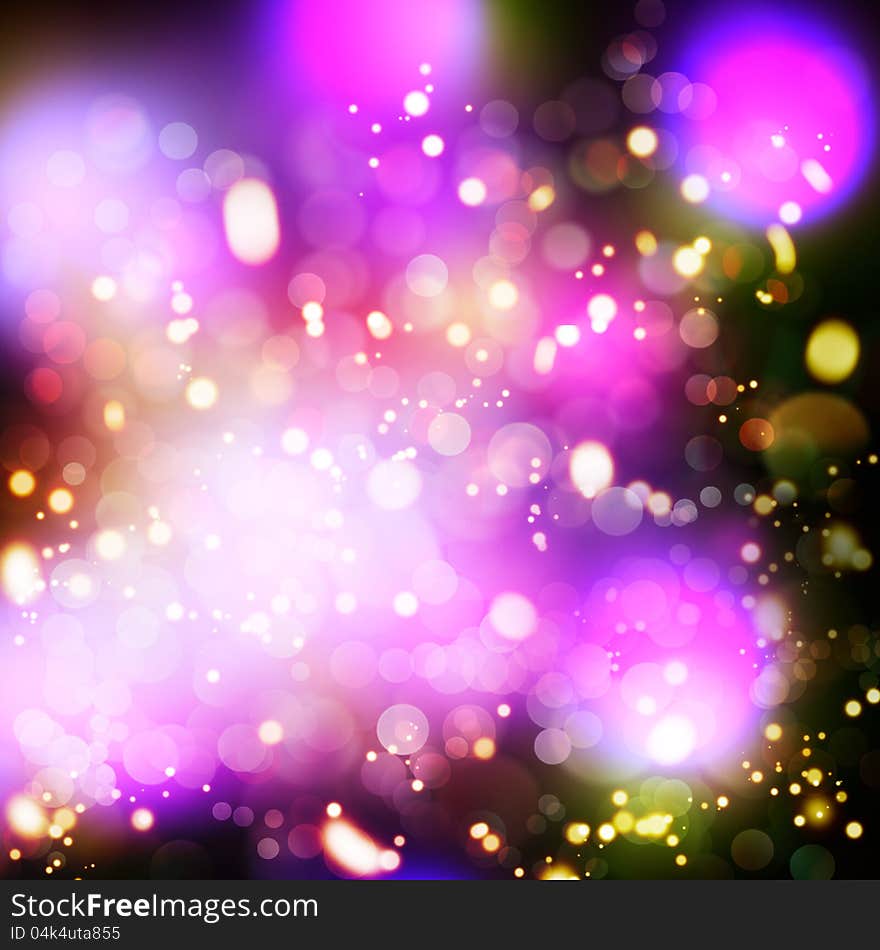 Abstract holidays backgrounds with beauty bokeh and lights