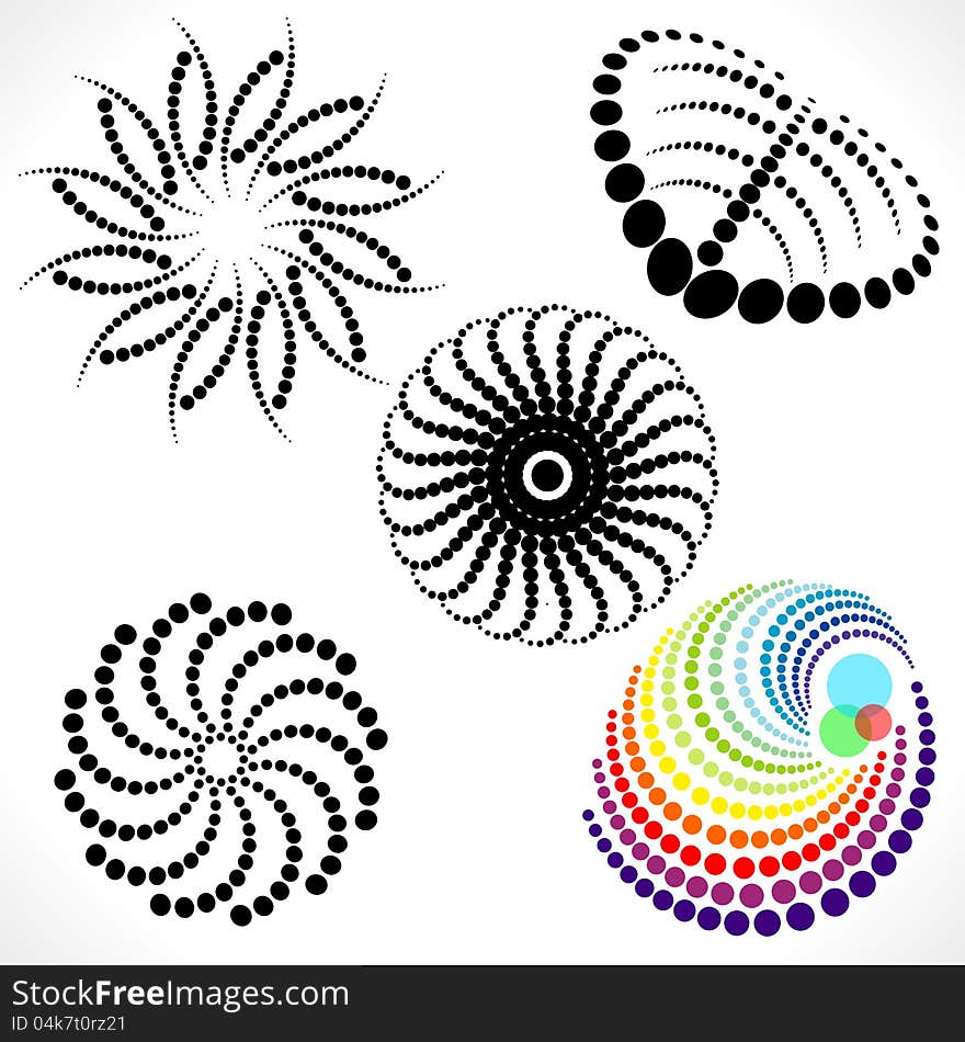 Abstract Computer Graphic Elements