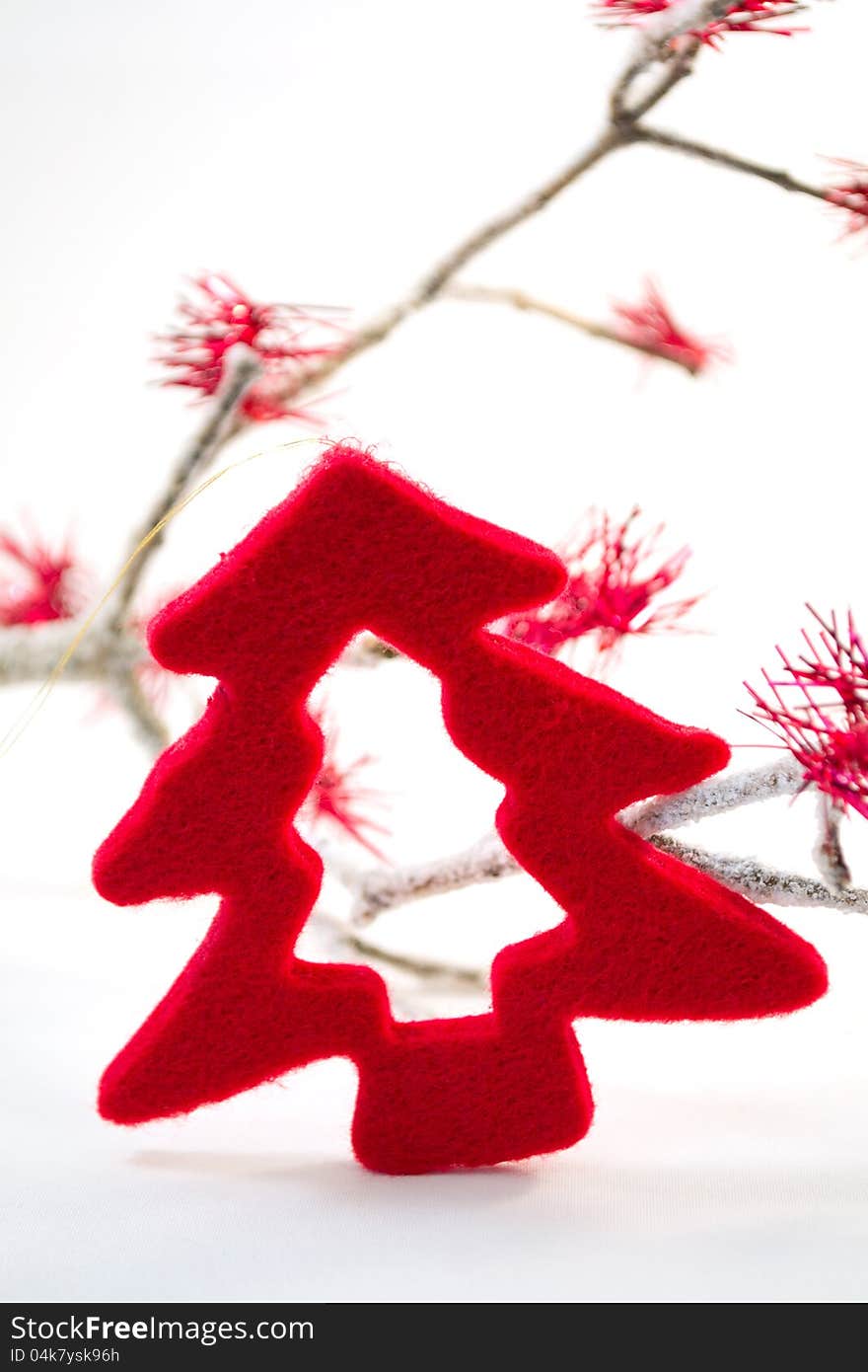 Red Christmas Tree decoration