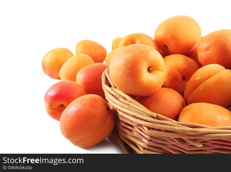 Ripe apricots