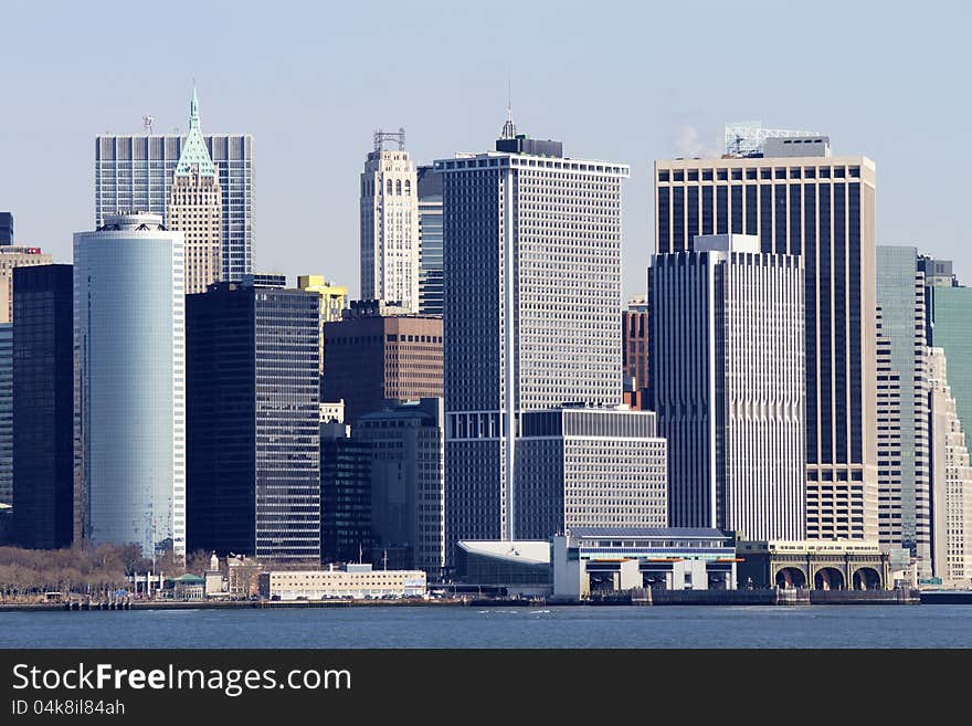 Manhattan in a sunny morning, New York, United States