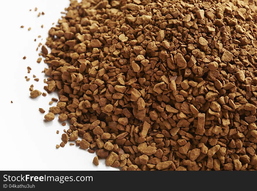 Instant coffee granules