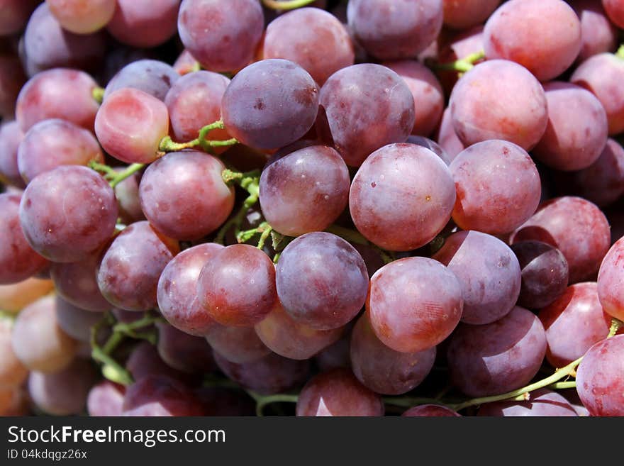 Red grapes