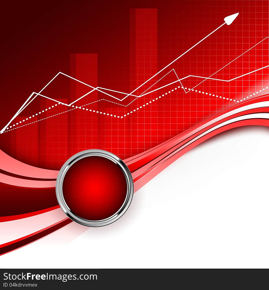 Abstract bright corporate vector frame. Eps10