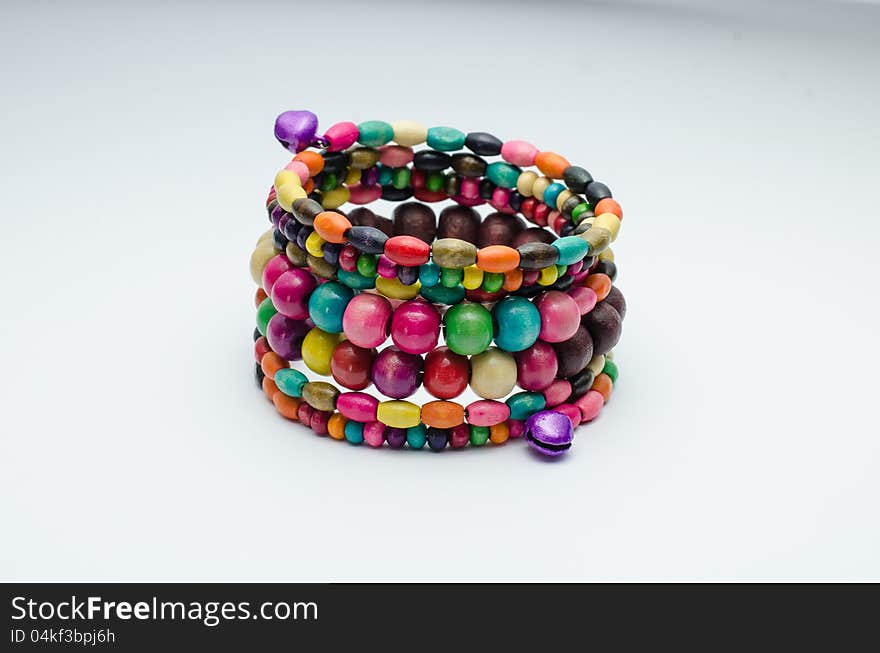 Multicolored bangle in Asian style from Chiangmai, Thailand. Multicolored bangle in Asian style from Chiangmai, Thailand.