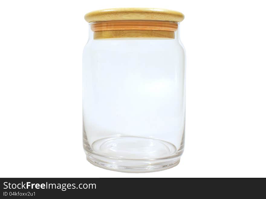 Clear bottle and white background. Clear bottle and white background