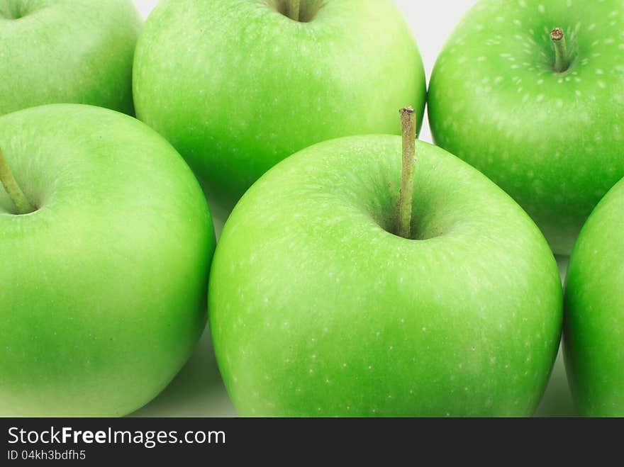 Many green apples