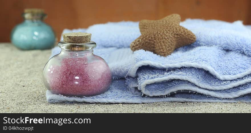 Products and utensils for bathing