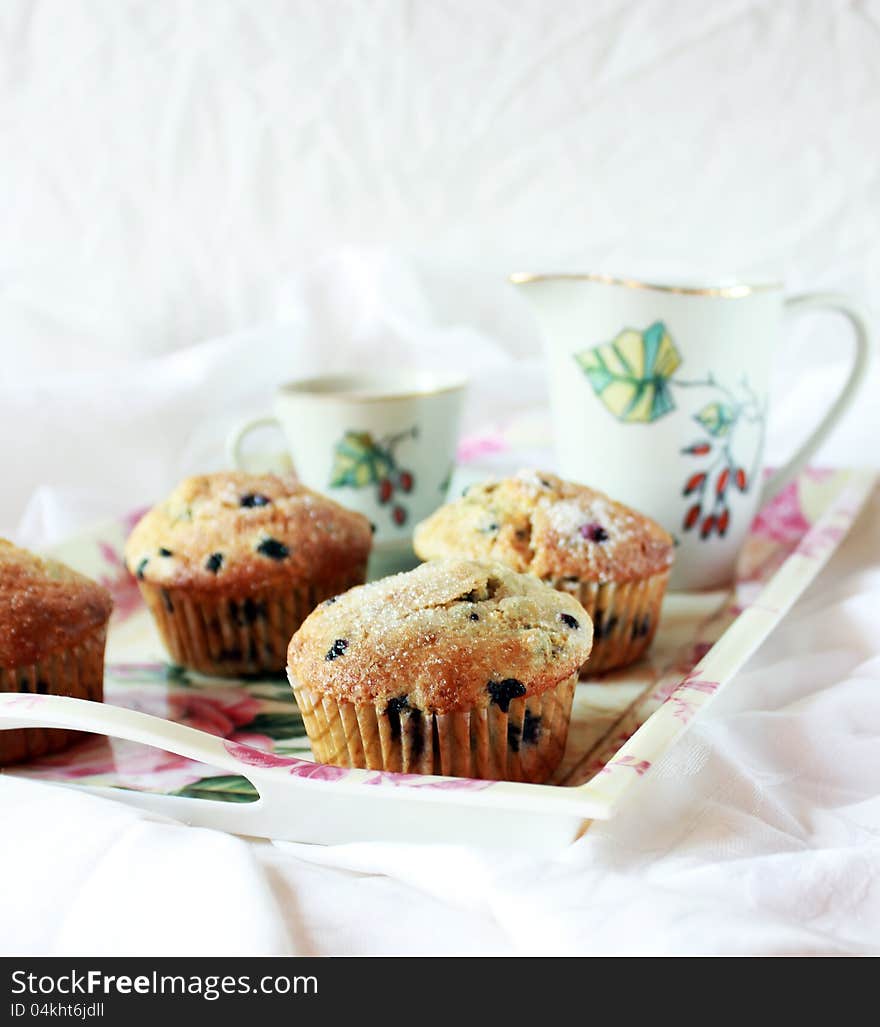 Blueberry Corn Muffins