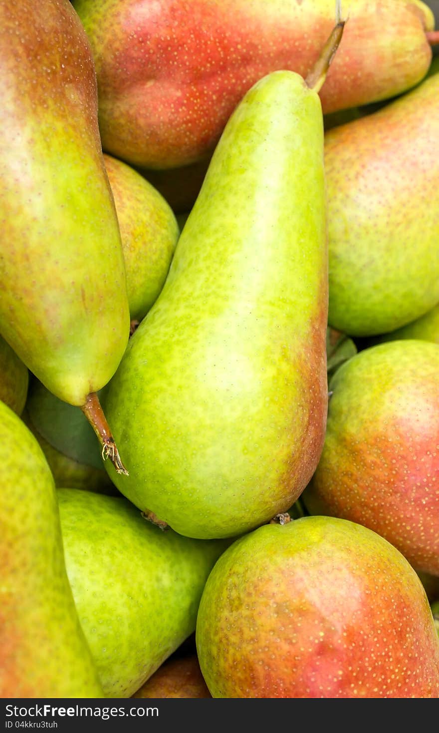 Just picked pears make a healthy diet more complete