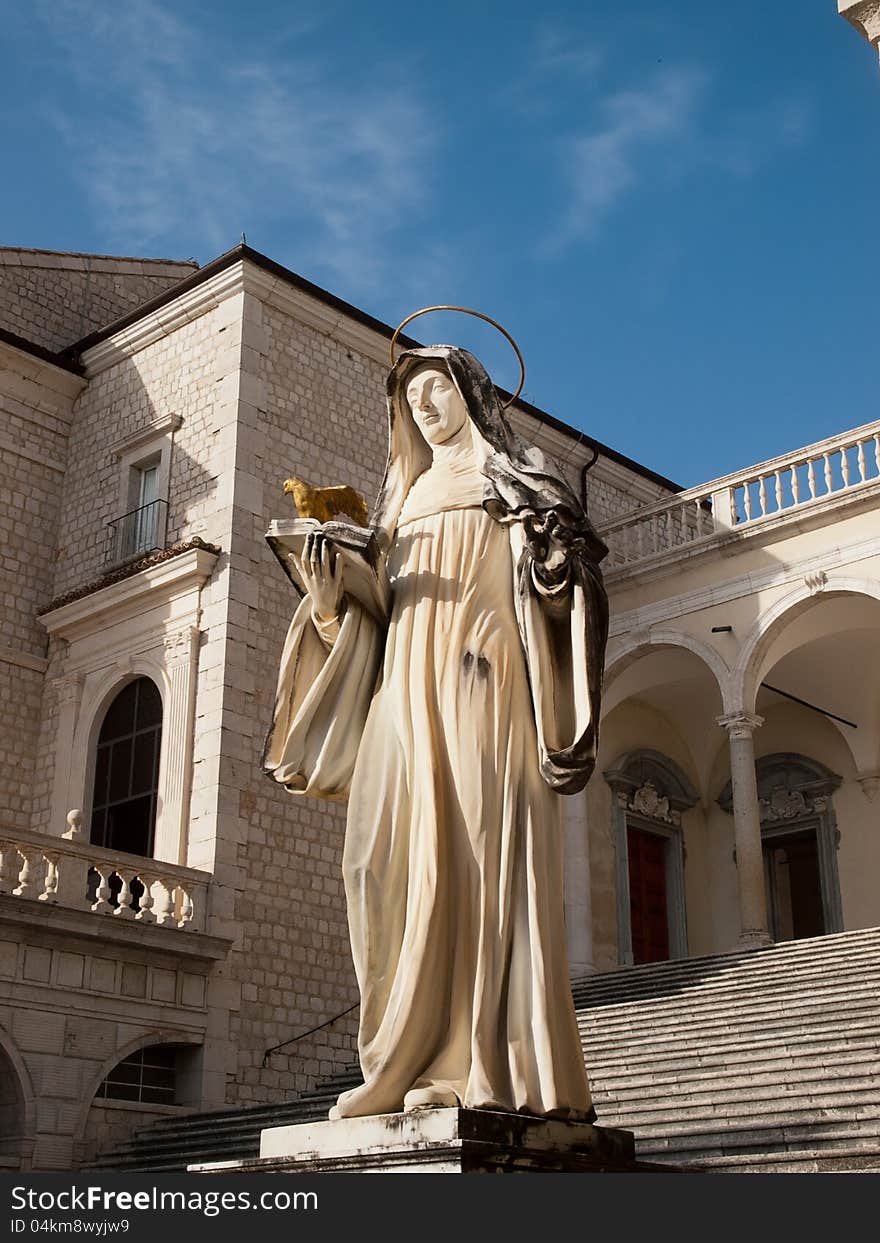 St.Scholasticas Statue