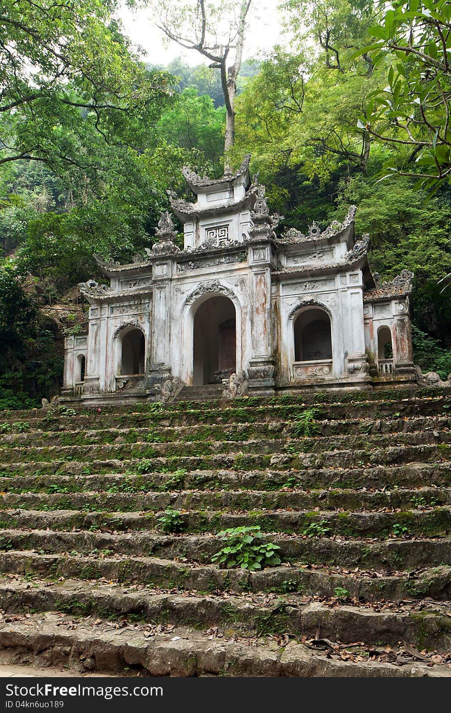 Stairs To An Old Building