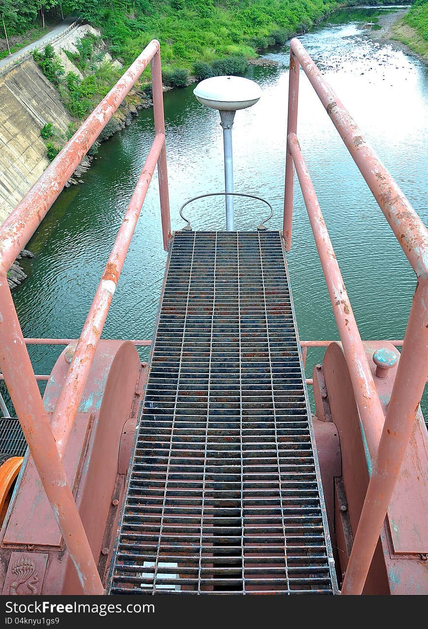 Pathway In The Dam