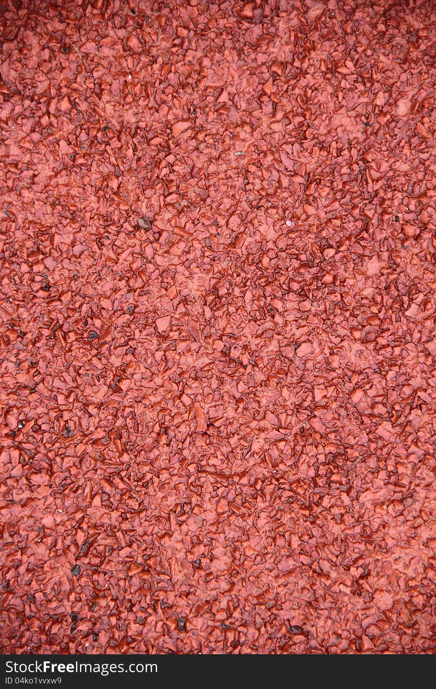 Running track rubber cover texture