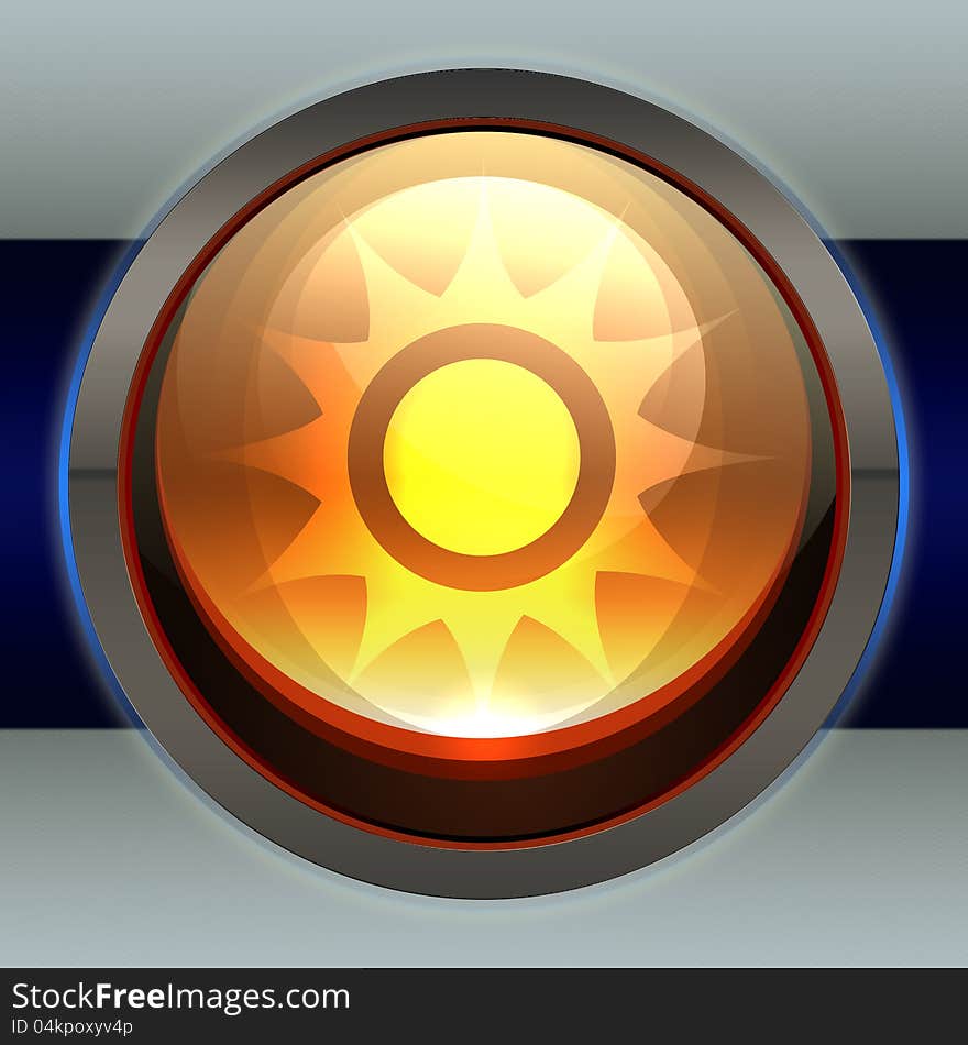 Sun icon