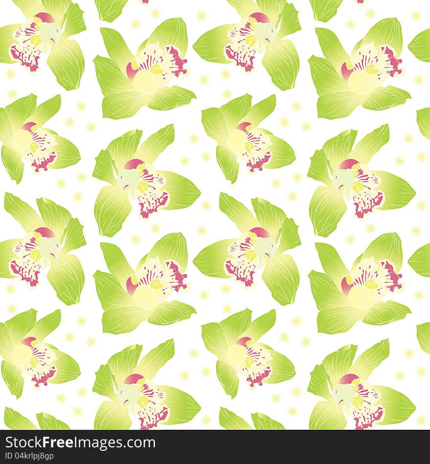 Orchids Pattern