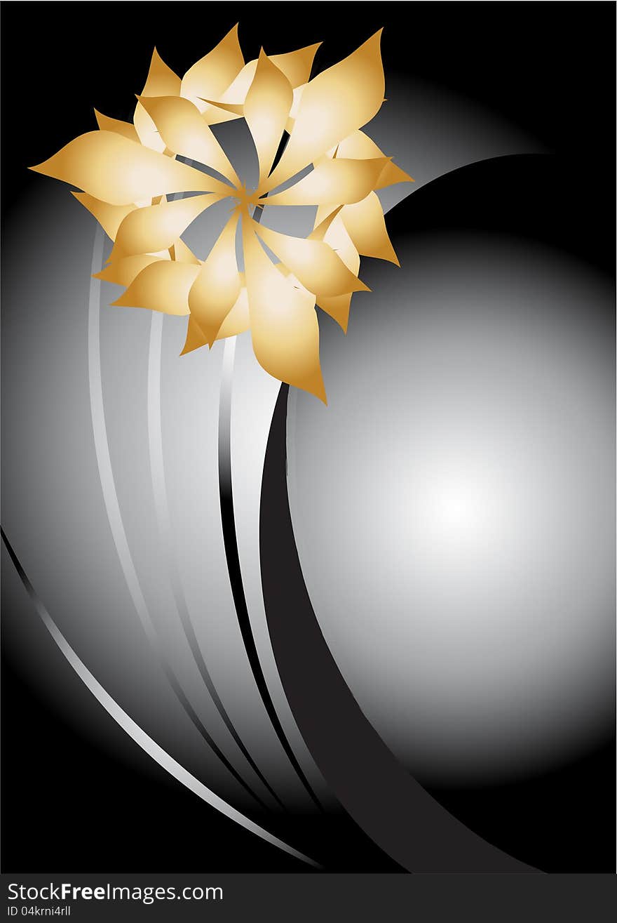 Abstract Flowers Background