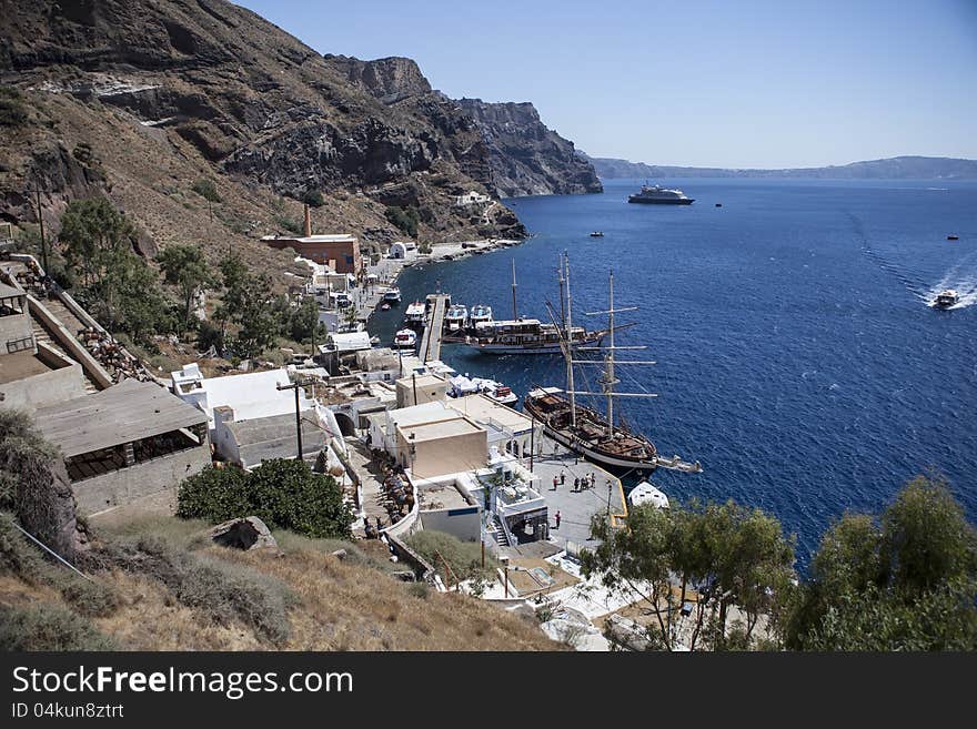 Beach santorini