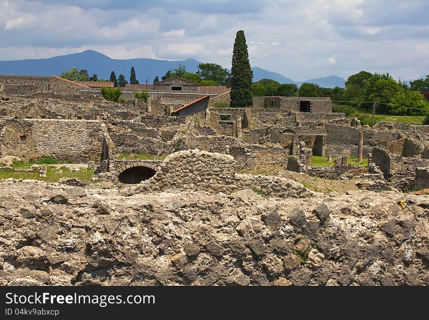 Pompeii, ruins