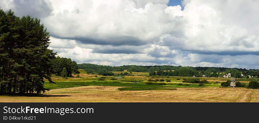 Rural summer landscape