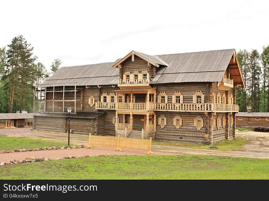 Ancient wooden construction