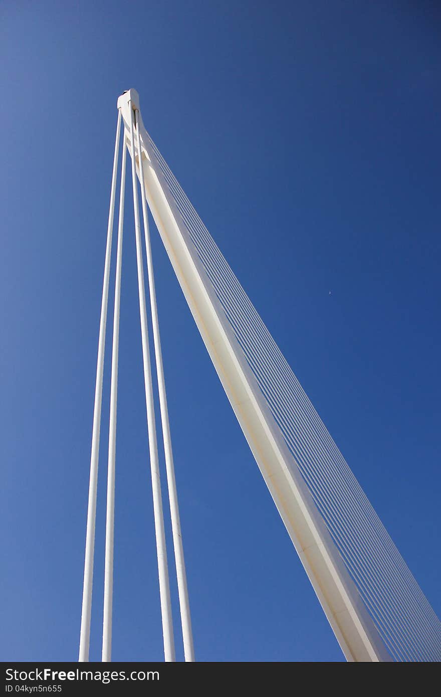 Architecture Detail of Modern Bridge. Architecture Detail of Modern Bridge