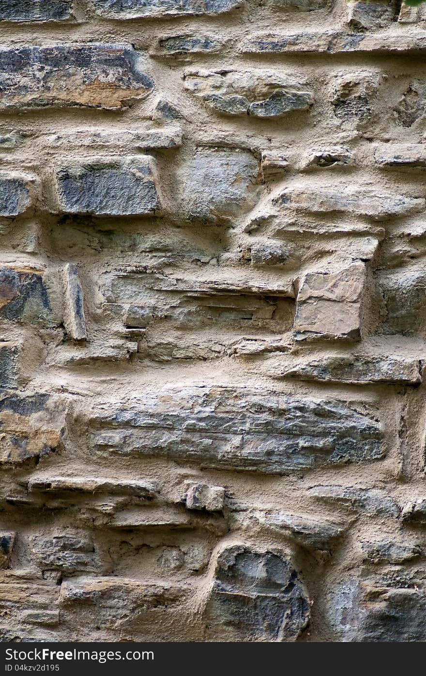 Texture of an Old stone wall.