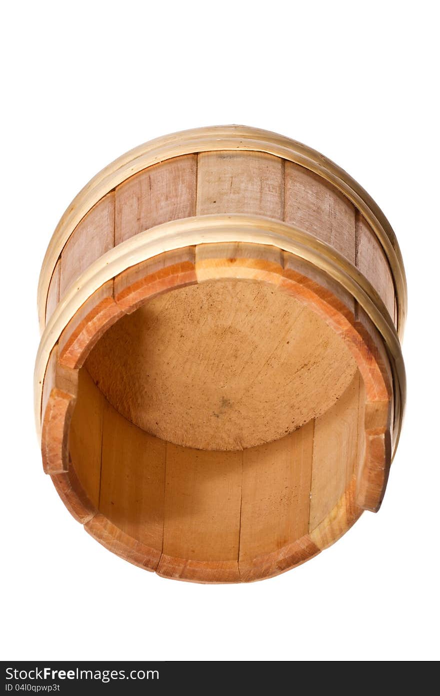 Small wooden barrel