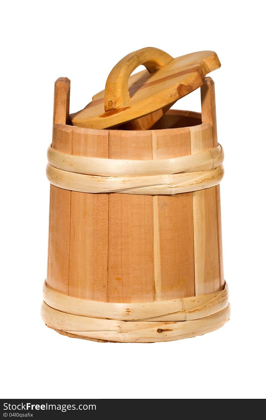 Small Wooden Barrel