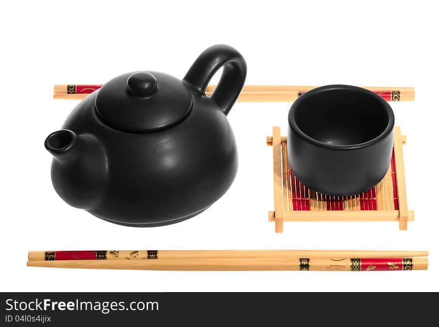 Chinese Tea Set with Teapot and cup