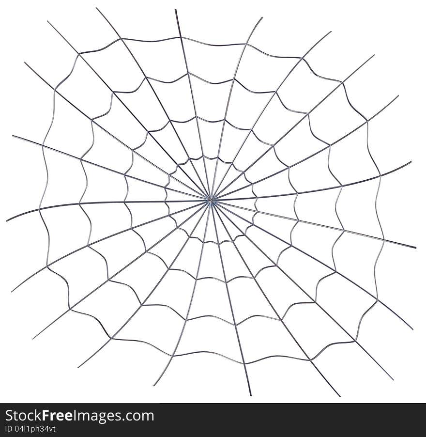 Rendered spiderweb for new computer generation and networks