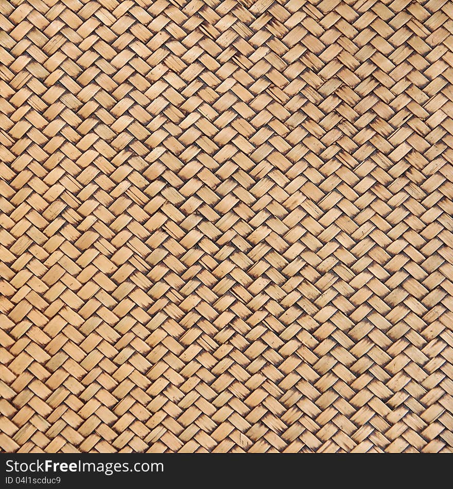 Native Thai style bamboo wall. Native Thai style bamboo wall